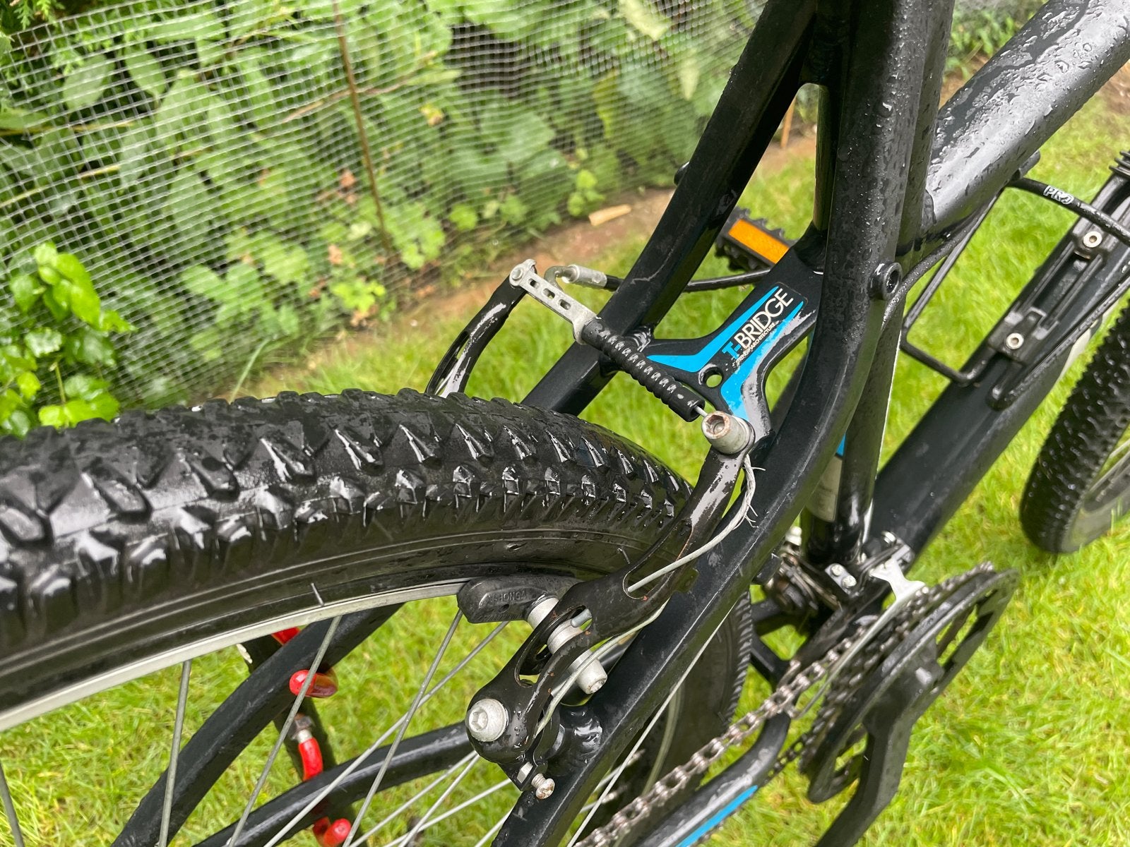 B'Twin Rockrider 340 Mountainbike - Zwart/Blauw, Gebruikt, Hardtail, 53 tot 57 cm, Ophalen