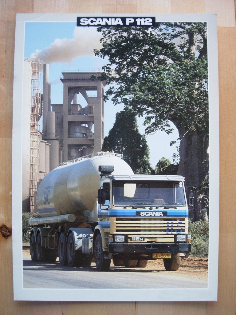 Scania P 112 Brochure 1987 – P112, Ophalen of Verzenden, Zo goed als nieuw, Overige merken, Scania