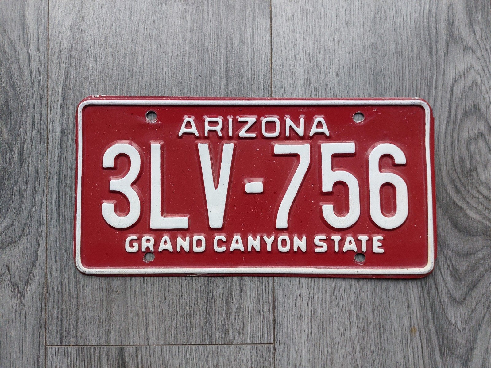 Kenteken 1980 - 1996 Arizona USA Nummerplaat Nummerbord, Ophalen of Verzenden, Gebruikt, Auto's