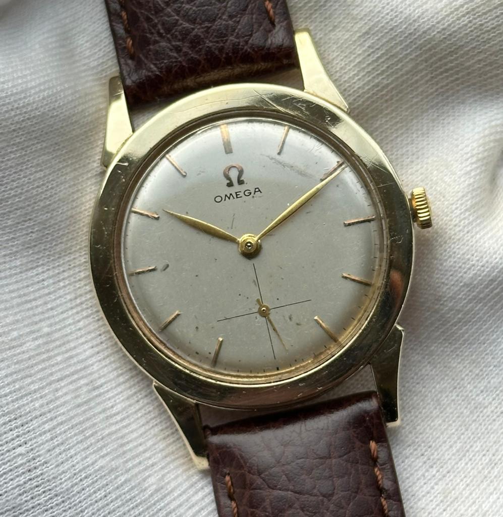 Omega heren horloge, Staal, Verzenden, Polshorloge, 1930 tot 1960