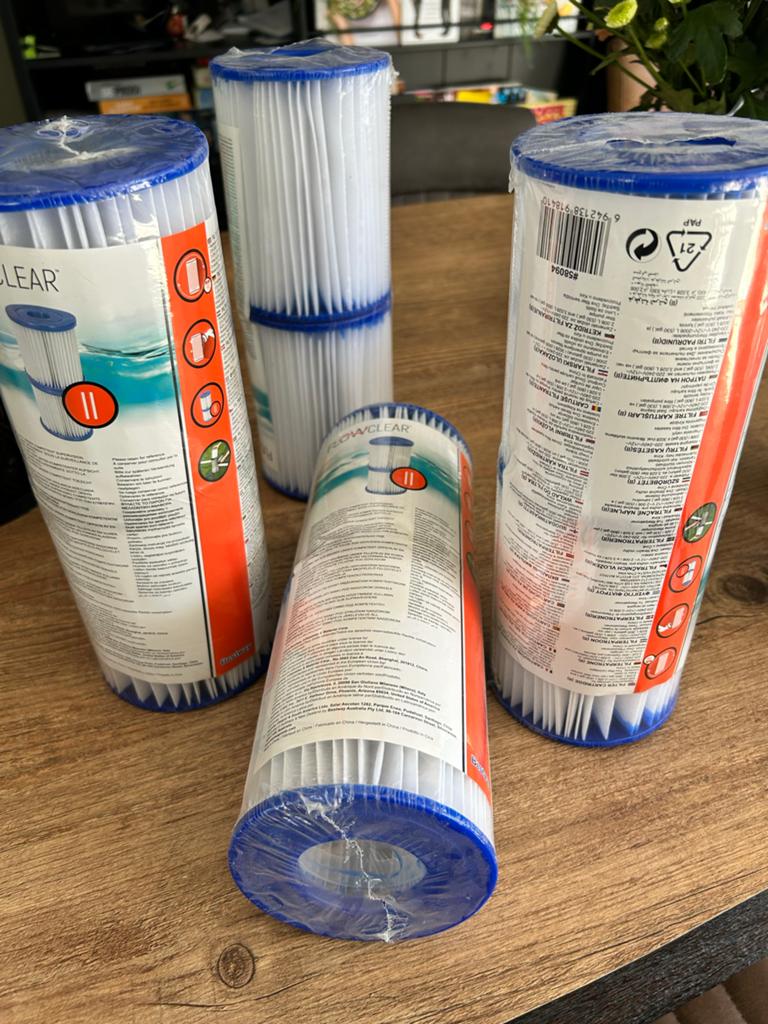 Nieuwe filters voor buitenbad, Ophalen, Nieuw, Filter