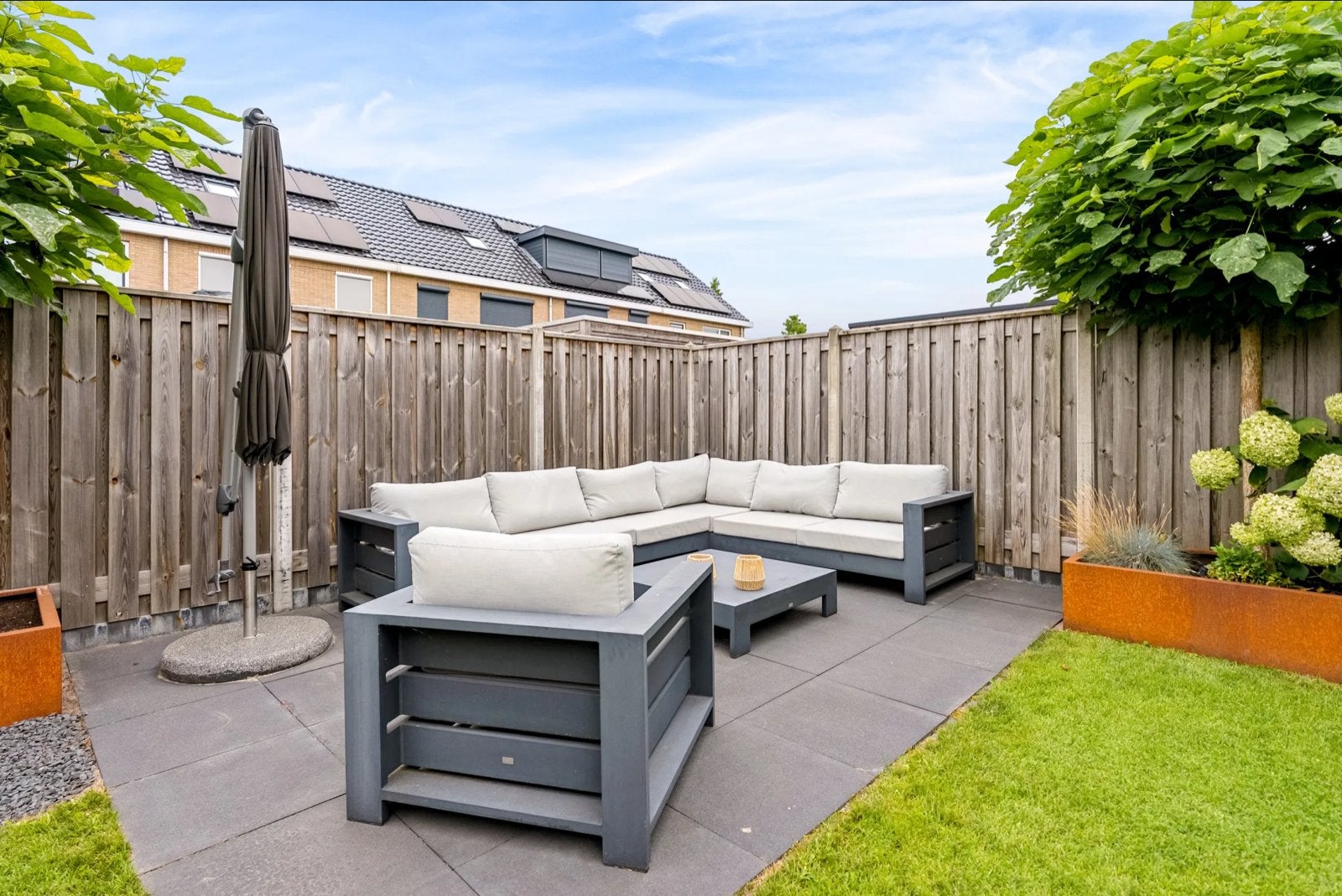 Prachtige Bellagio Avolo loungeset, Tuin en Terras, Tuinsets en Loungesets, Ophalen, Gebruikt, 6 zitplaatsen, Aluminium
