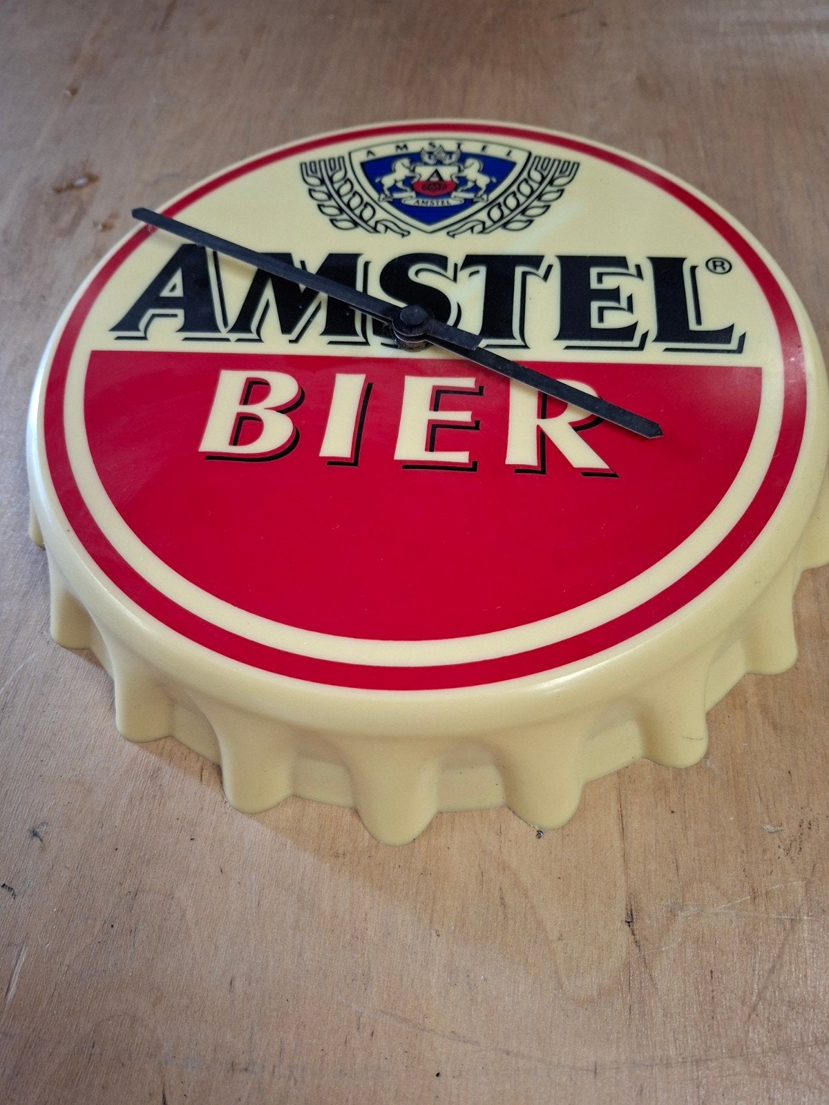 Amstel Bier Wandklok, Verzamelen, Ophalen, Gebruikt, Amstel