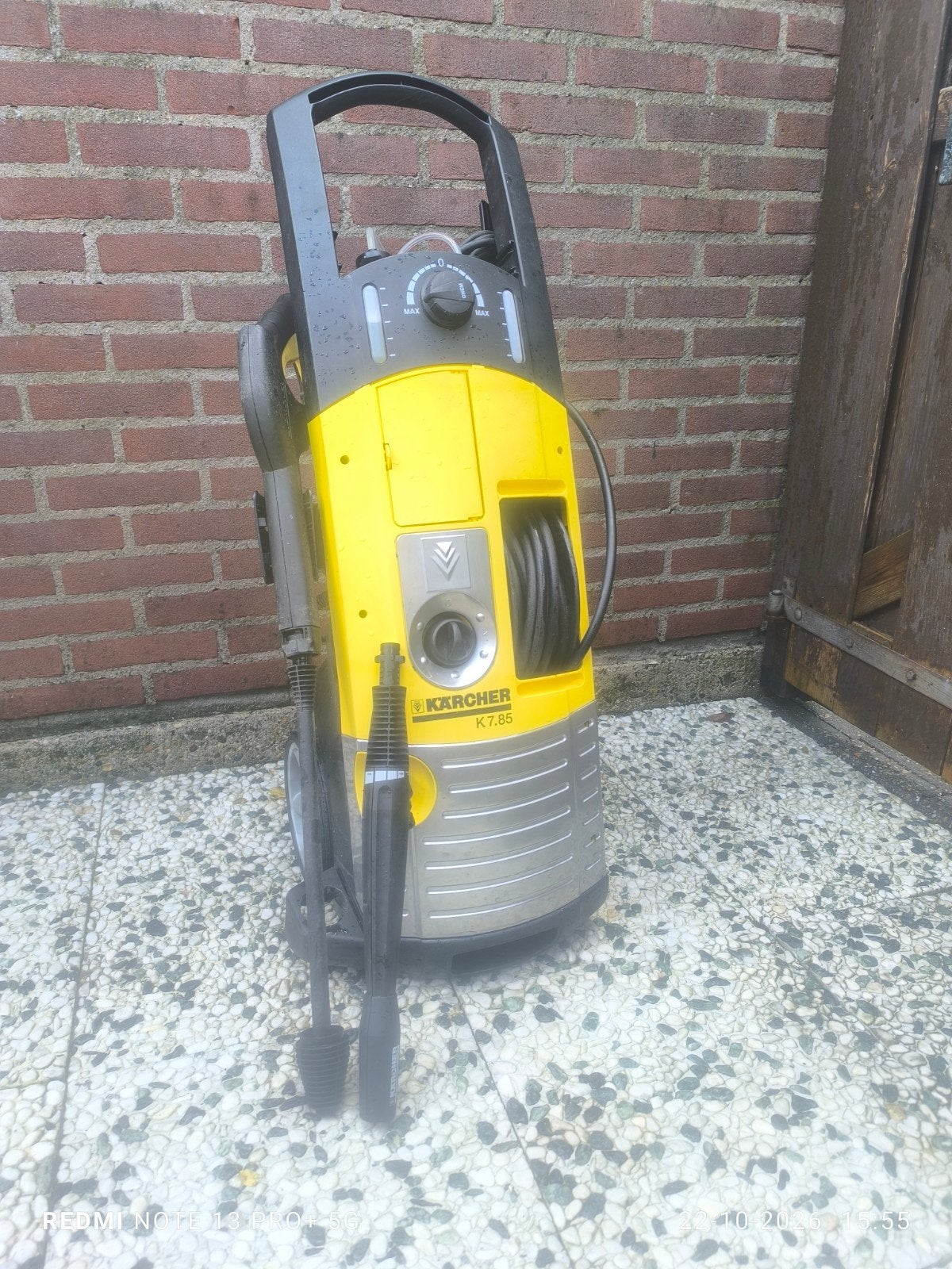Karcher  K 7.85 hogedrukreiniger  HD, Ophalen, Karcher, Elektrisch, Met regelbare waterdruk