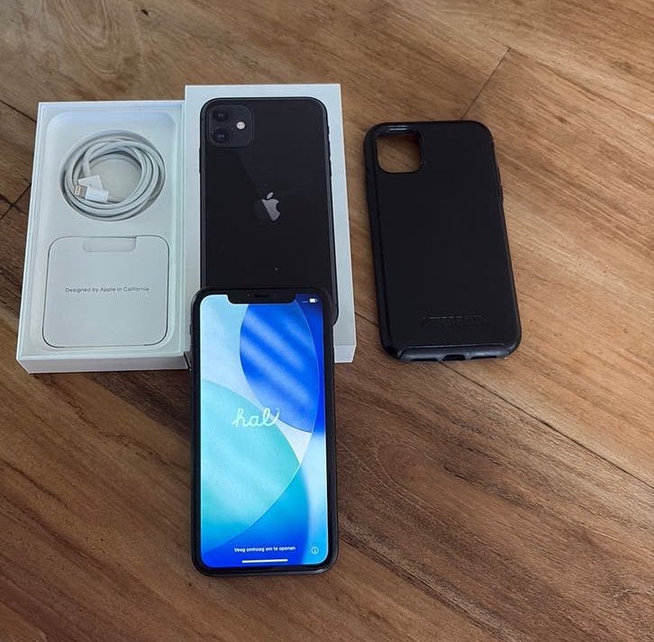Apple iphone 11 64gb (bat. conditie 88%), Ophalen, Zwart, 88 %, IPhone 11