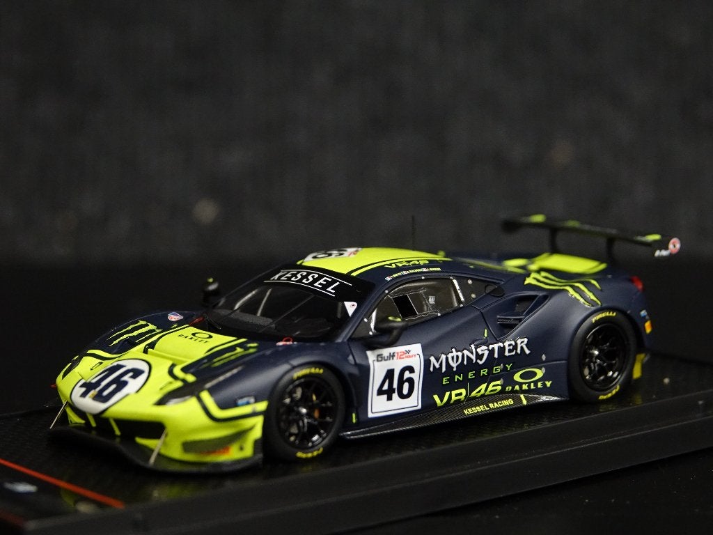 BBR 1:43 Ferrari 488GT3 Valentino Rossi team Kessel, Hobby en Vrije tijd, Overige merken, BBR, Auto, Nieuw