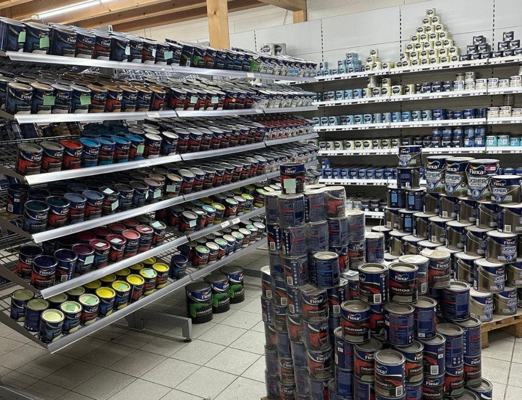 Histor Acryl Zijdeglans 6763,   SET 3 x 0,75 l  – nieuw, Wit, Nieuw, Ophalen of Verzenden, Lak