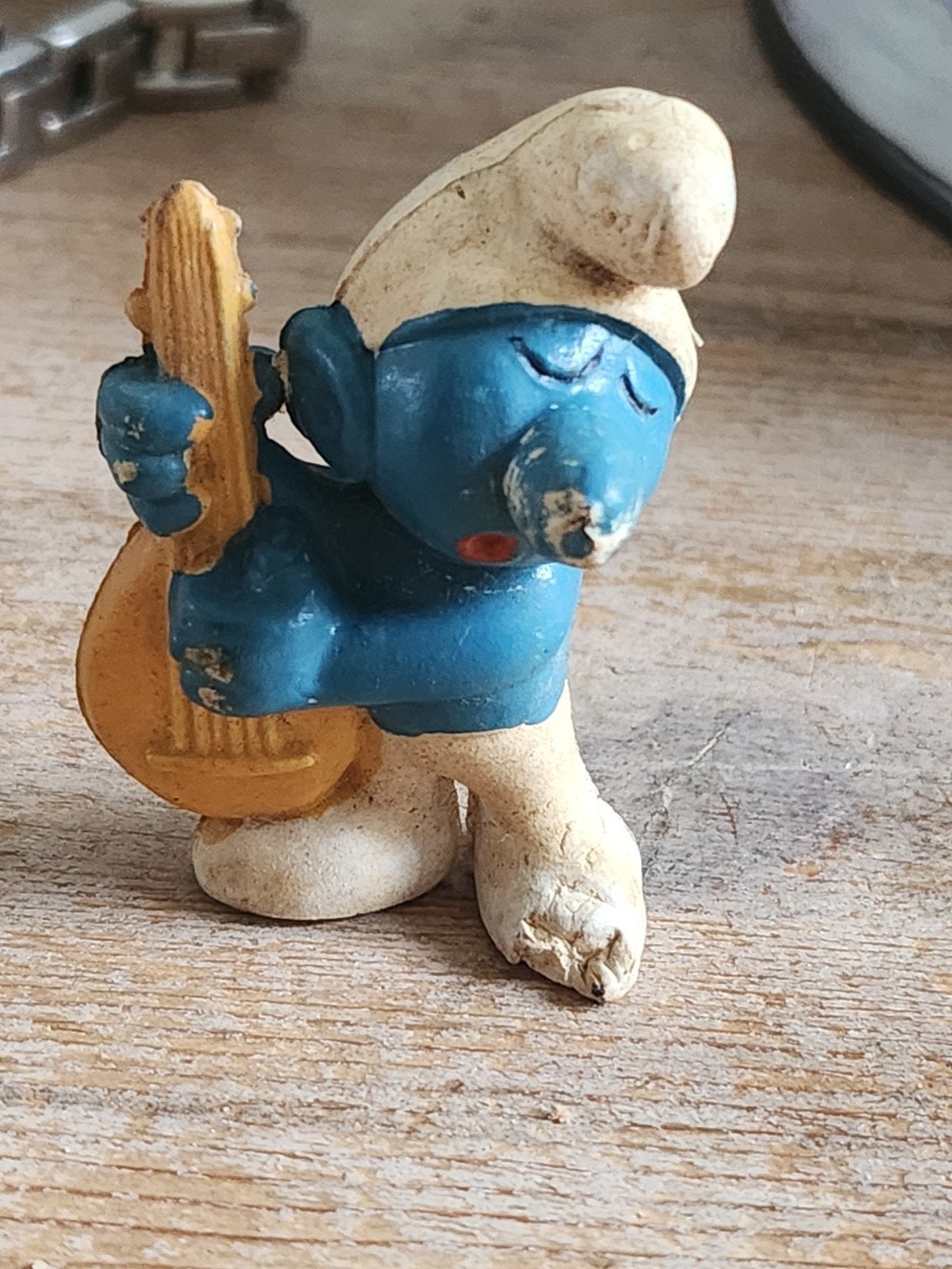 muzieksmurf jaren 70 Schleich, Verzamelen, Ophalen of Verzenden, Gebruikt