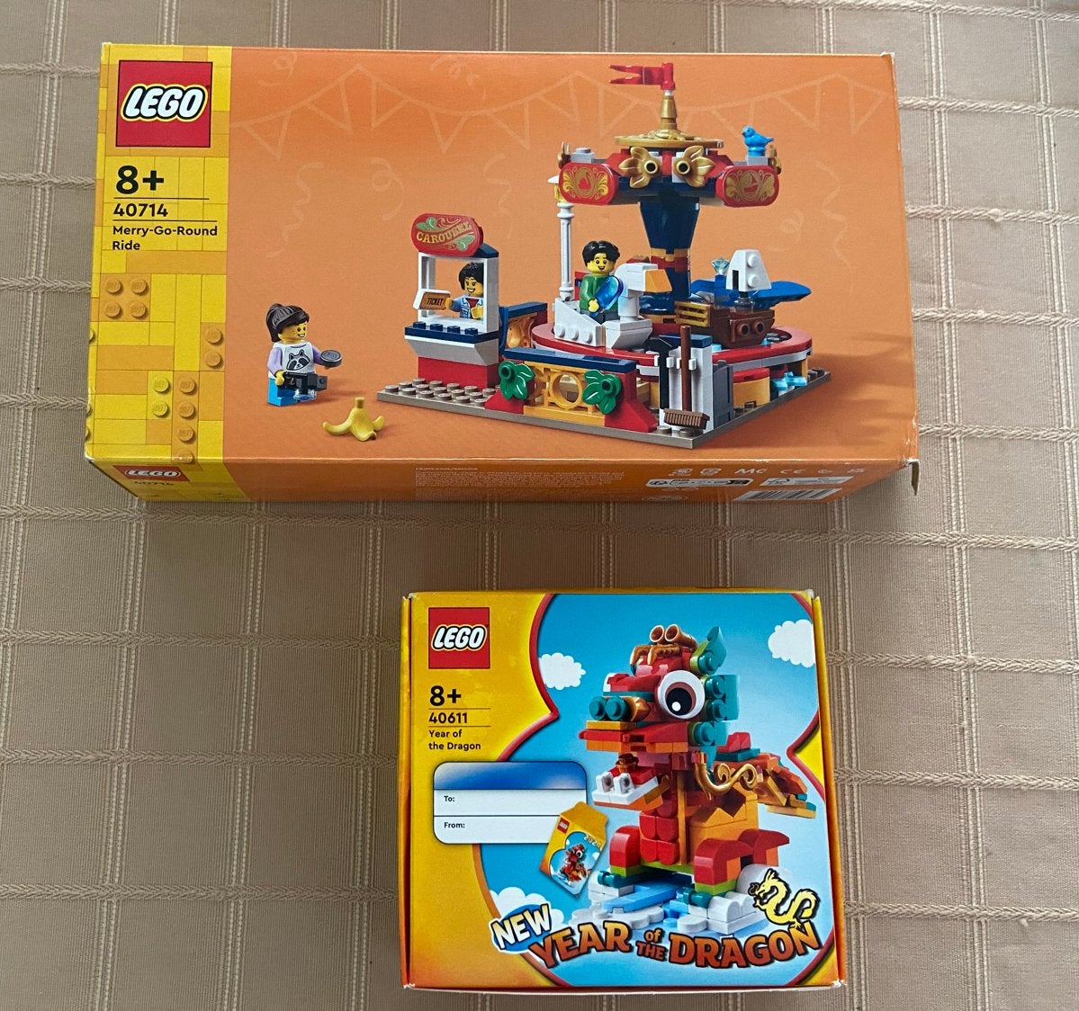 Lege doos Lego 40714  & 40611, let op  dozen zijn leeg, Ophalen of Verzenden, Zo goed als nieuw, Lego, Overige thema's