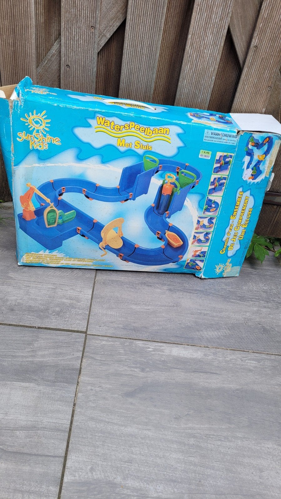 Waterspeelbaan met sluis - Gratis af te halen!, Ophalen of Verzenden, Gebruikt