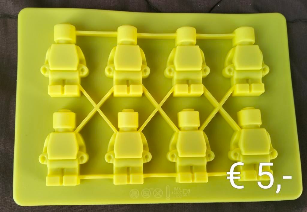 Lego poppetje mal 8 x klein, Hobby en Vrije tijd, Taarten en Cupcakes maken, Ophalen of Verzenden, Nieuw, Taarten of Cupcakes