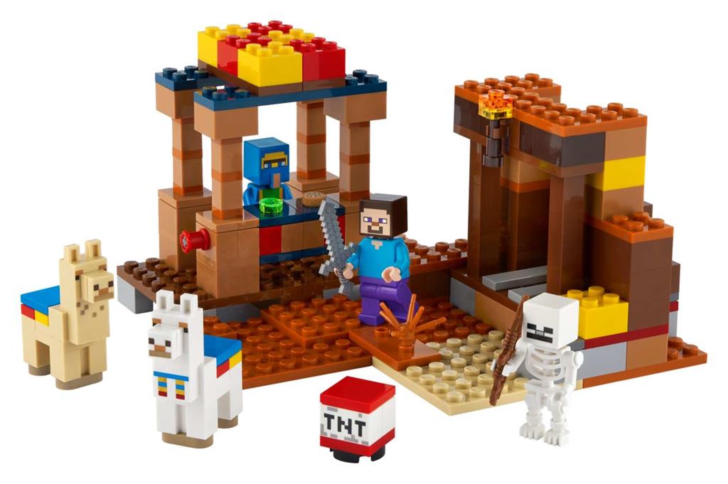 Lego Minecraft 21167 De Handelspost, Minecraft, Lego, Ophalen of Verzenden, Zo goed als nieuw