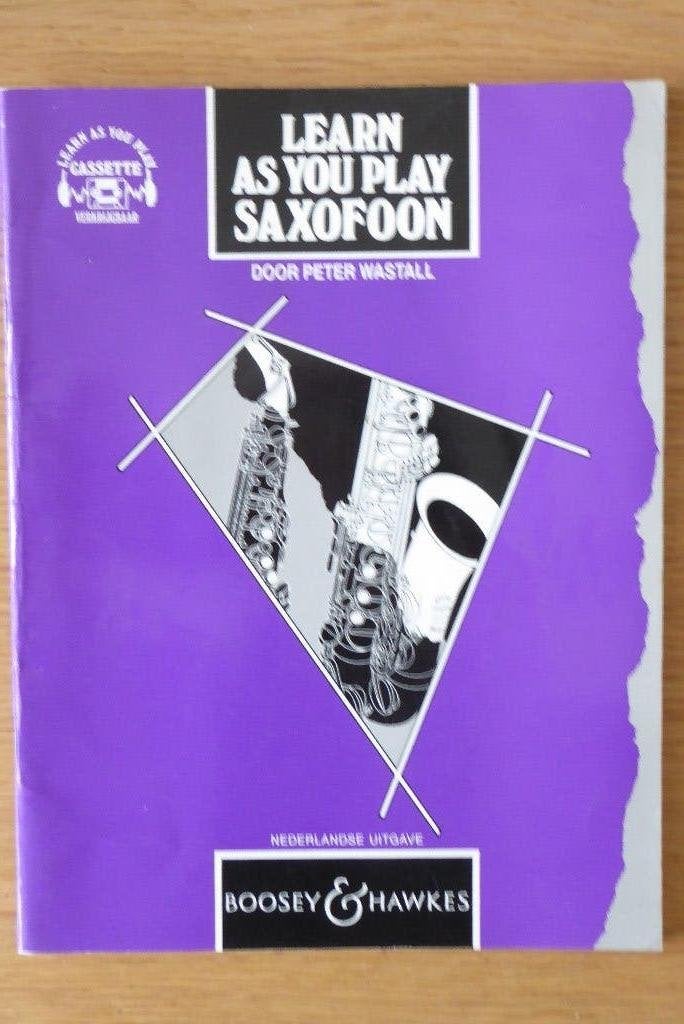 Learn as You Play Saxofoon door Peter Wastall, Ophalen of Verzenden, Zo goed als nieuw, Jazz, Saxofoon
