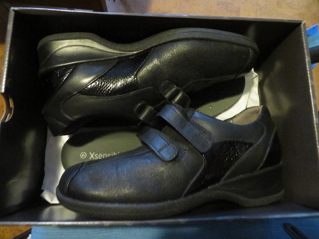 xsensible schoenen zwart, Schoenen met lage hakken, Zwart, Nieuw, Ophalen