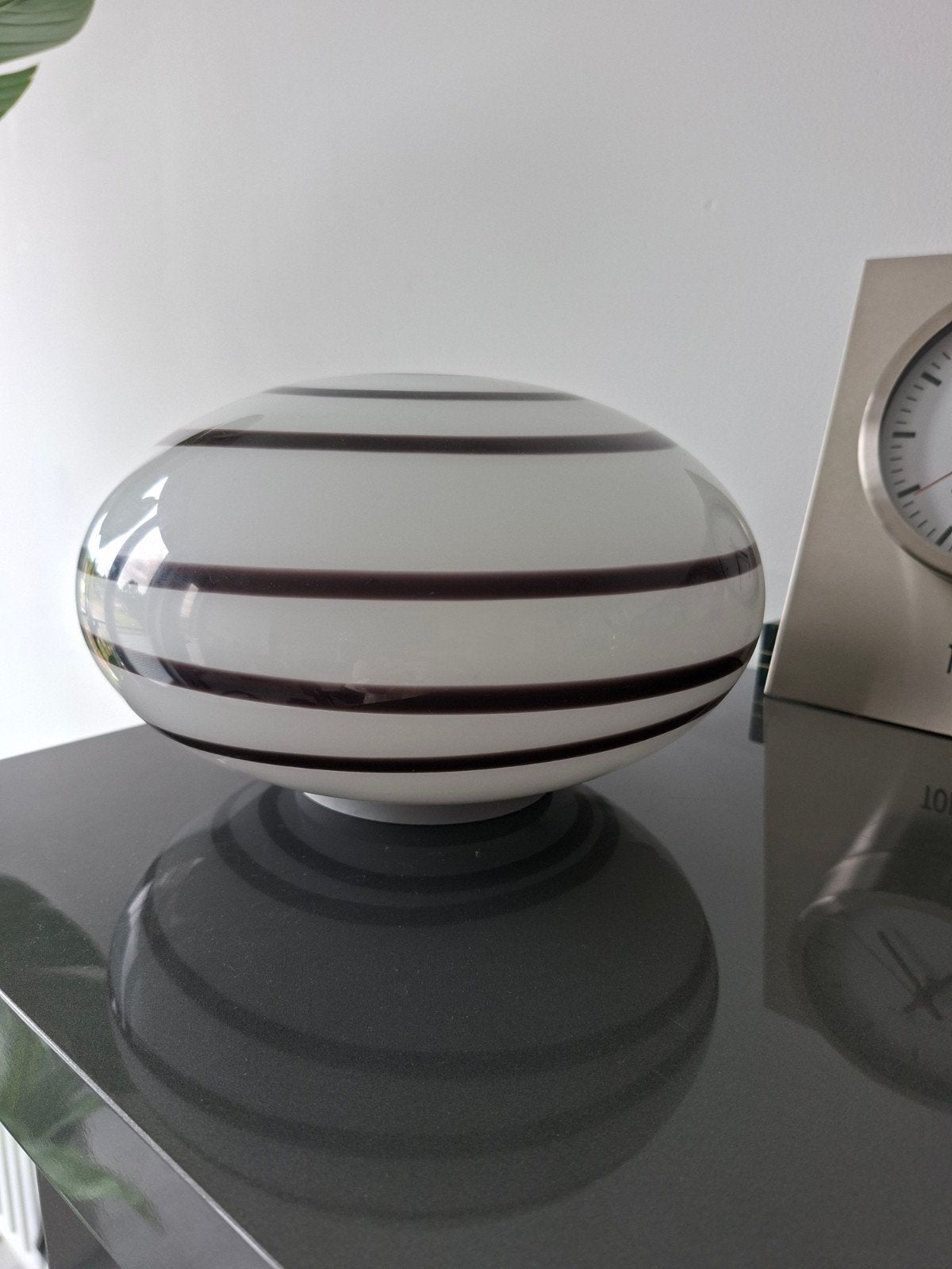ILU DI VETRO ZEBRA MURANO SWIRL LAMP GLAS, Ophalen of Verzenden