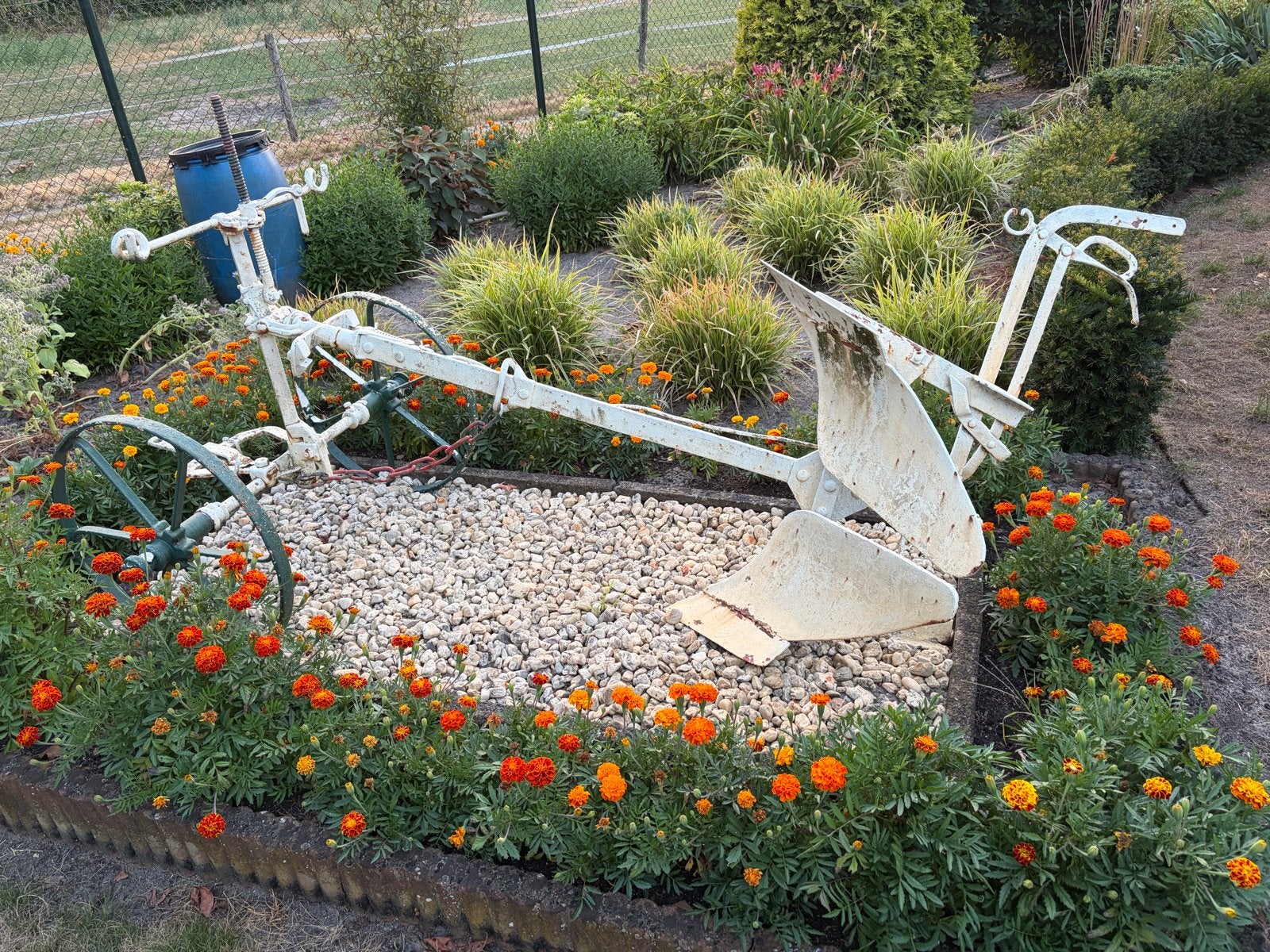 Antieke ploeg - Decoratief tuinstuk, Antiek en Kunst, Ophalen