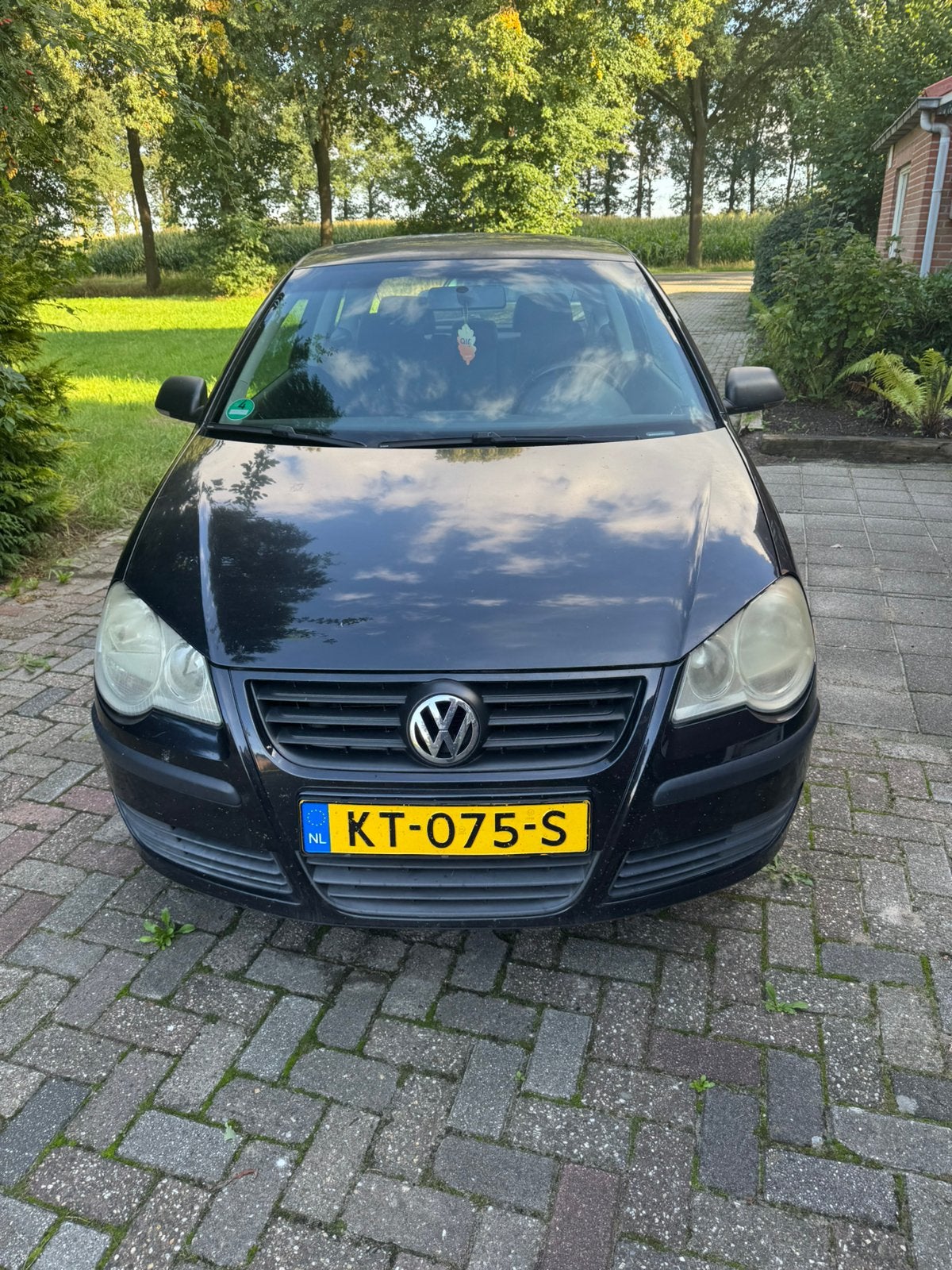 Volkswagen Polo 1.2 44KW 2007 Zwart, Ophalen, Voor, Volkswagen, Motorkap