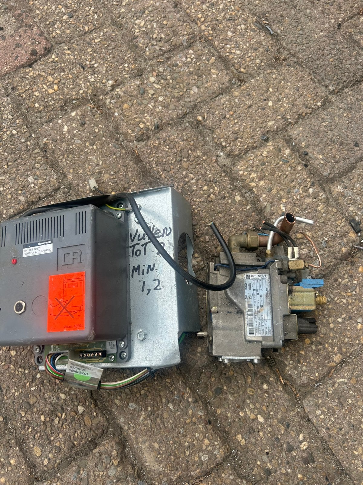 Remeha w23c branderautomaat en gasblok, Ophalen of Verzenden, Zo goed als nieuw
