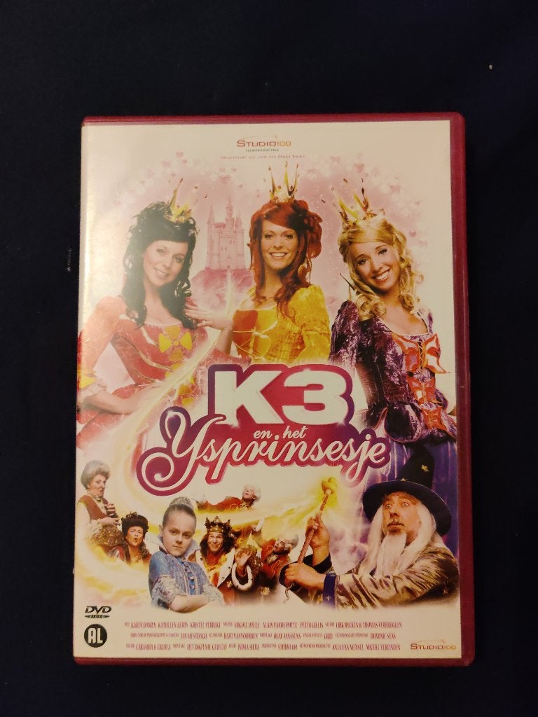 K3 en het IJsprinsesje, Cd's en Dvd's, Alle leeftijden, Ophalen of Verzenden, Zo goed als nieuw