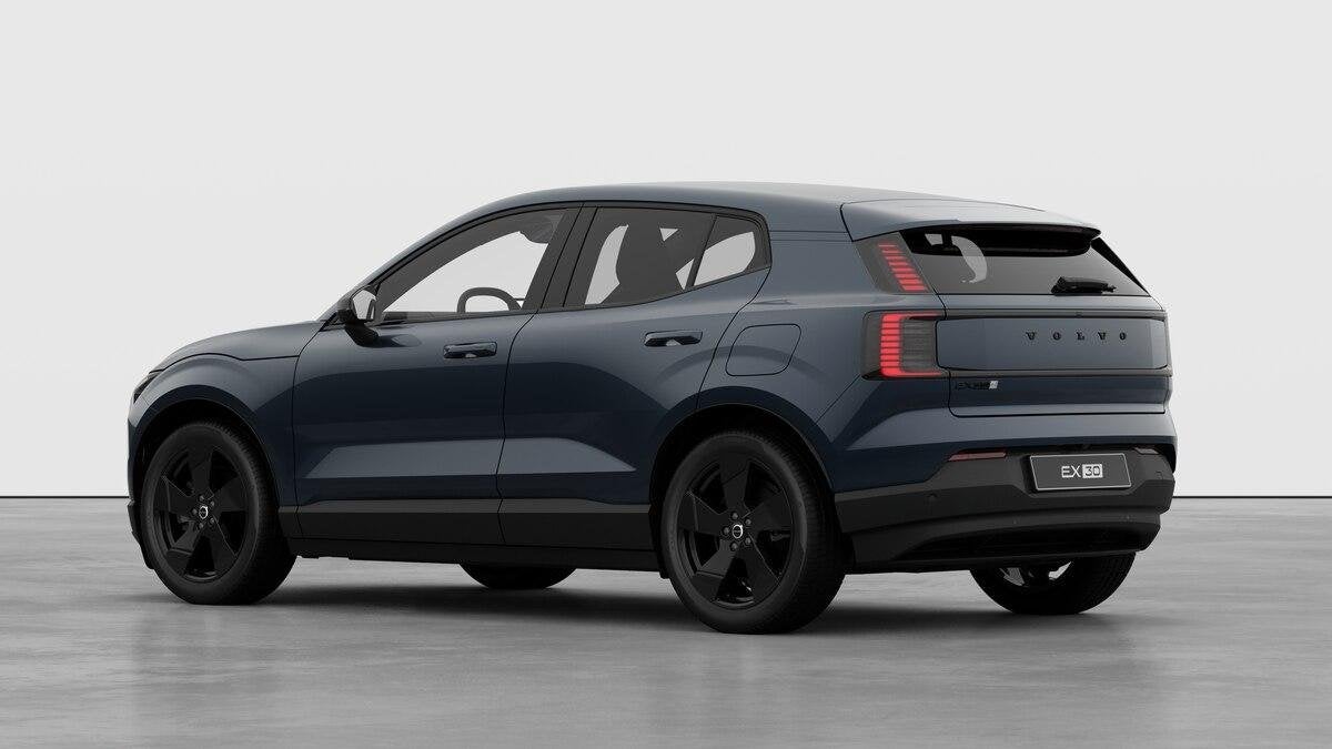 Volvo EX30 P5 Long Range Plus Black Edition Europa 69 kWh |, Auto's, Automaat, Achterwielaandrijving, Zwart, Blauw