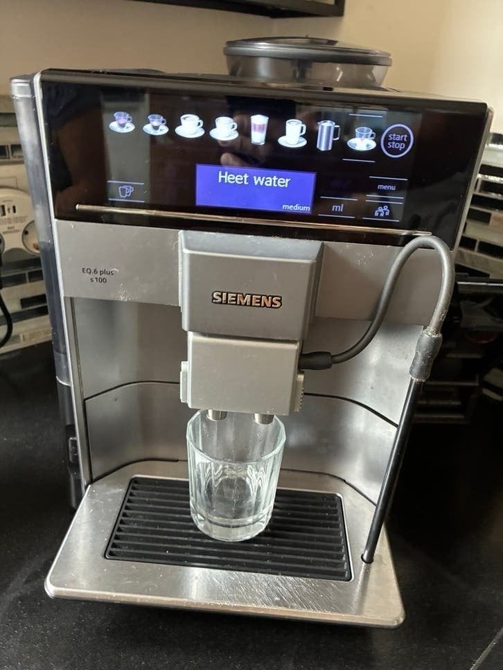 Siemens EQ.6- plus S100, Ophalen, Gebruikt