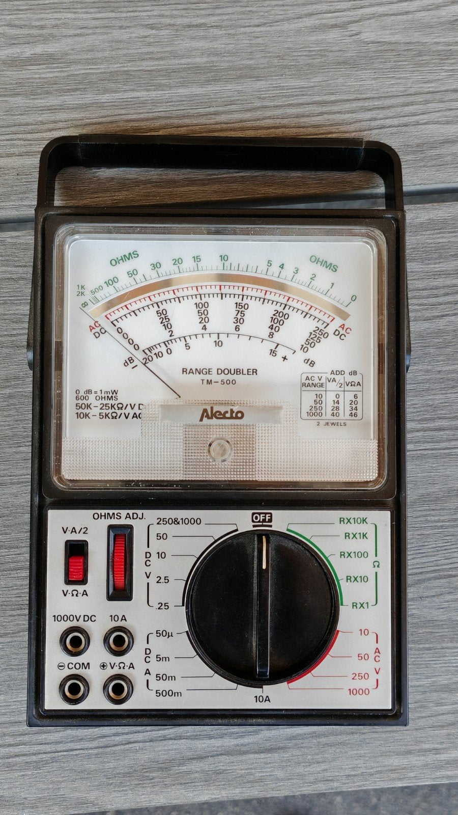 Alecto TM-500 Multimeter✅, Doe-het-zelf en Verbouw, Meetapparatuur, Zo goed als nieuw, Multimeter, Ophalen of Verzenden