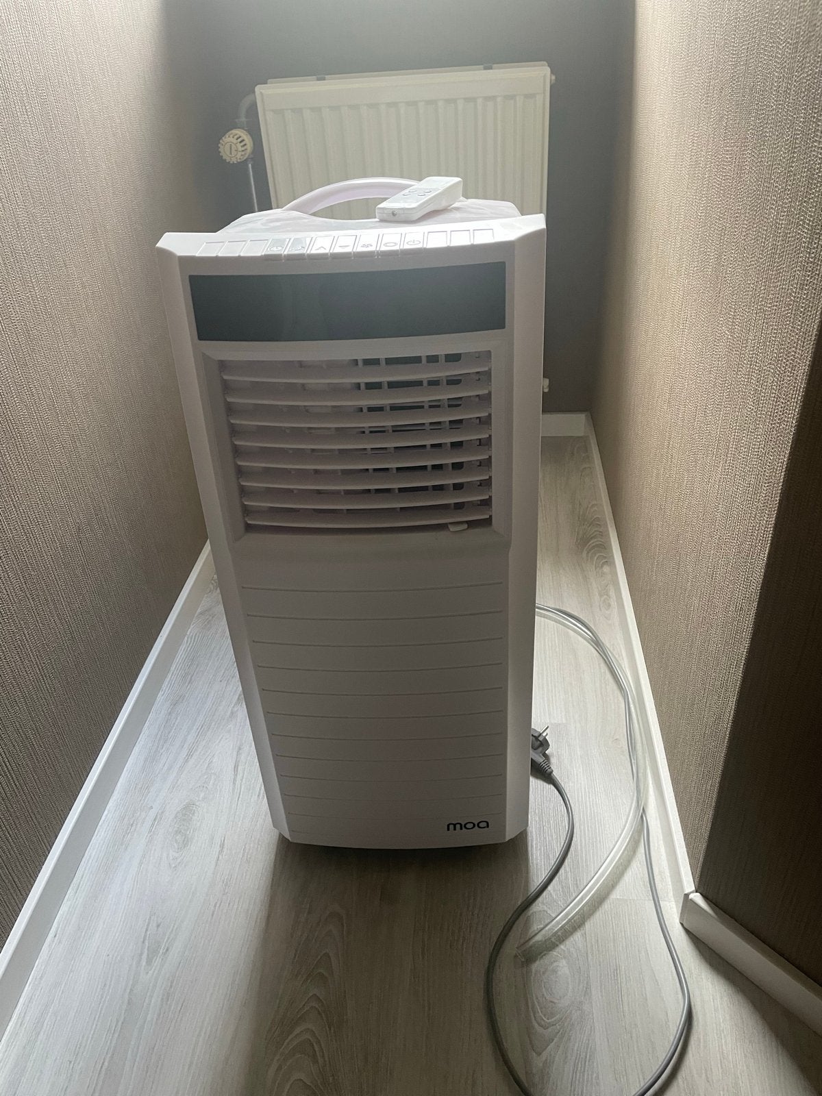 Mobiele airco MOA-JHS9KRH-0217 - Koelen en Verwarmen, Witgoed en Apparatuur, Airco's, Ophalen, Gebruikt, Minder dan 60 m³, 3 snelheden of meer