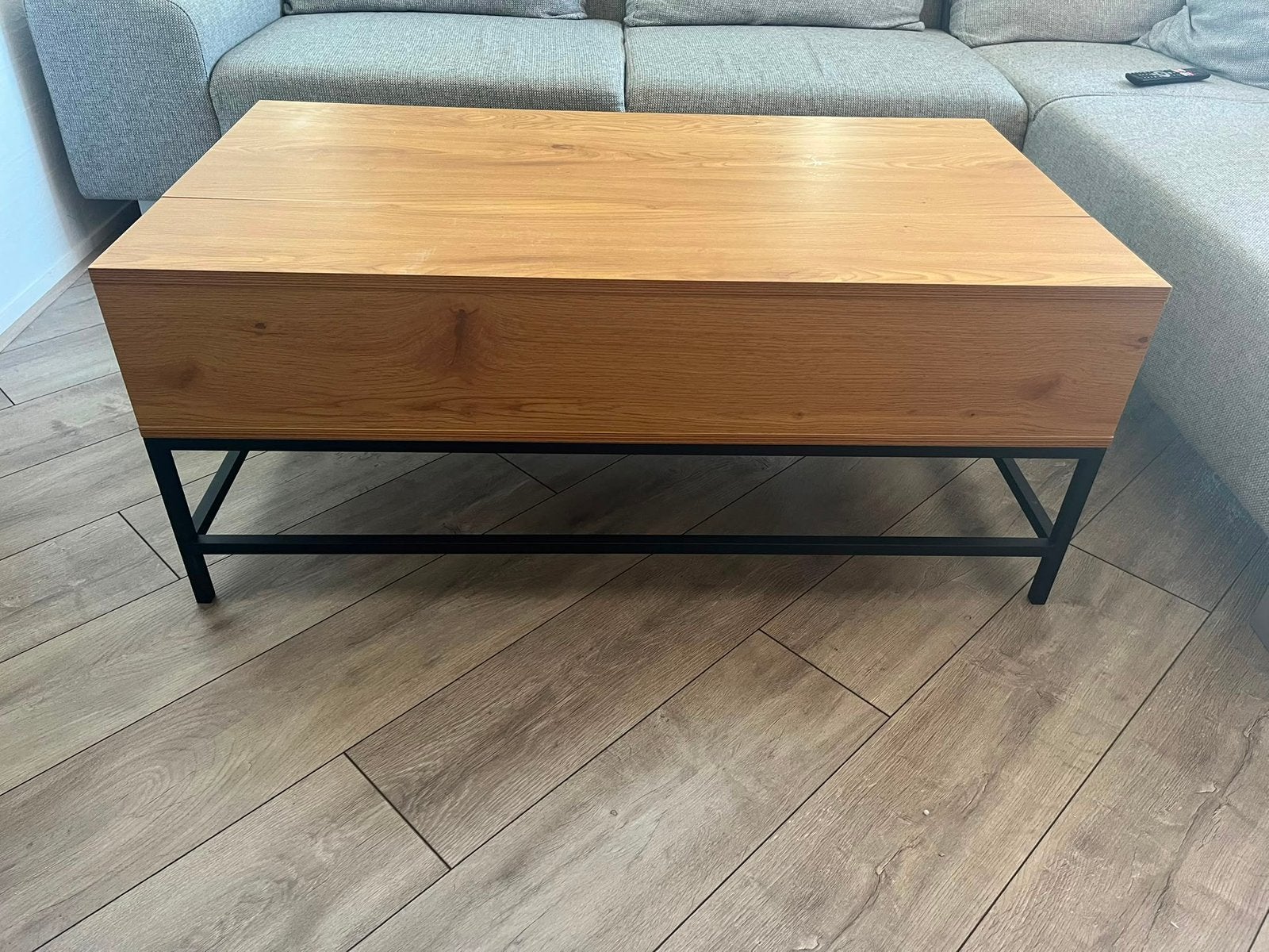 JYSK Salontafel met opbergruimte, Huis en Inrichting, Tafels | Salontafels, Ophalen, 100 tot 150 cm, 50 tot 100 cm, Zo goed als nieuw