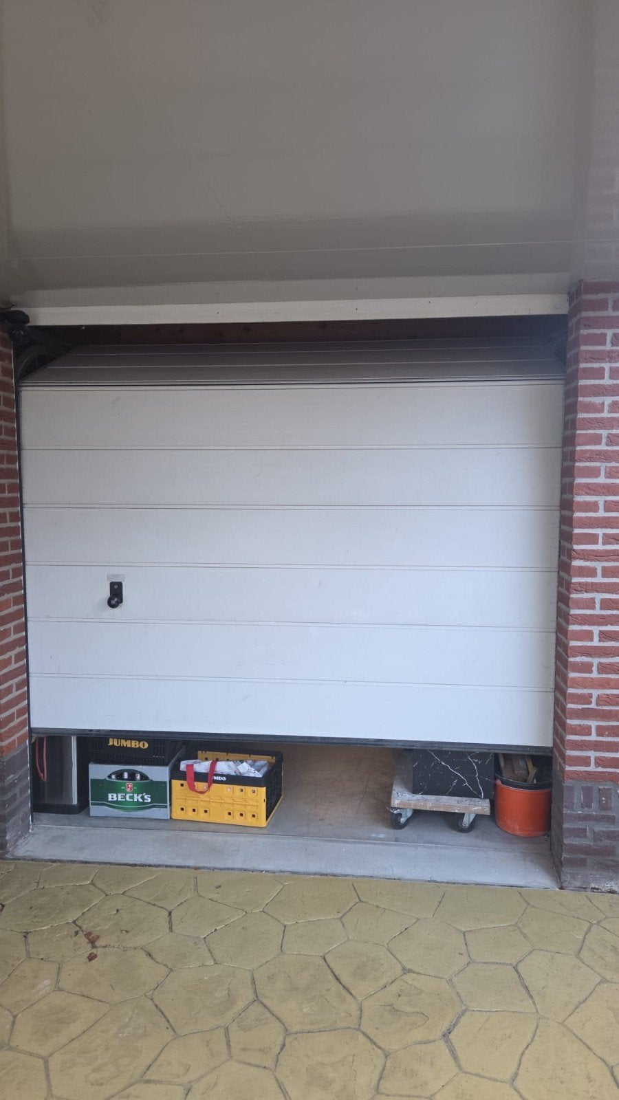 garagedeur, Ophalen, Gebruikt