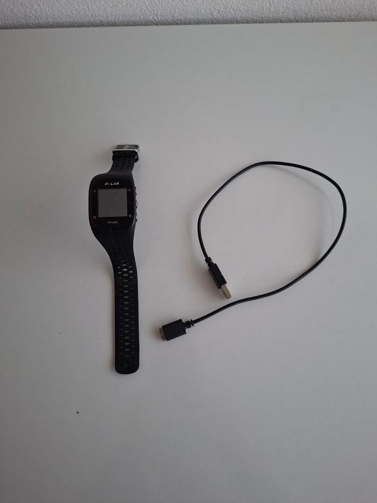 Polar M400 GPS sporthorloge met hartslagmeter, Gebruikt, Zwart, Ophalen of Verzenden, Waterdicht