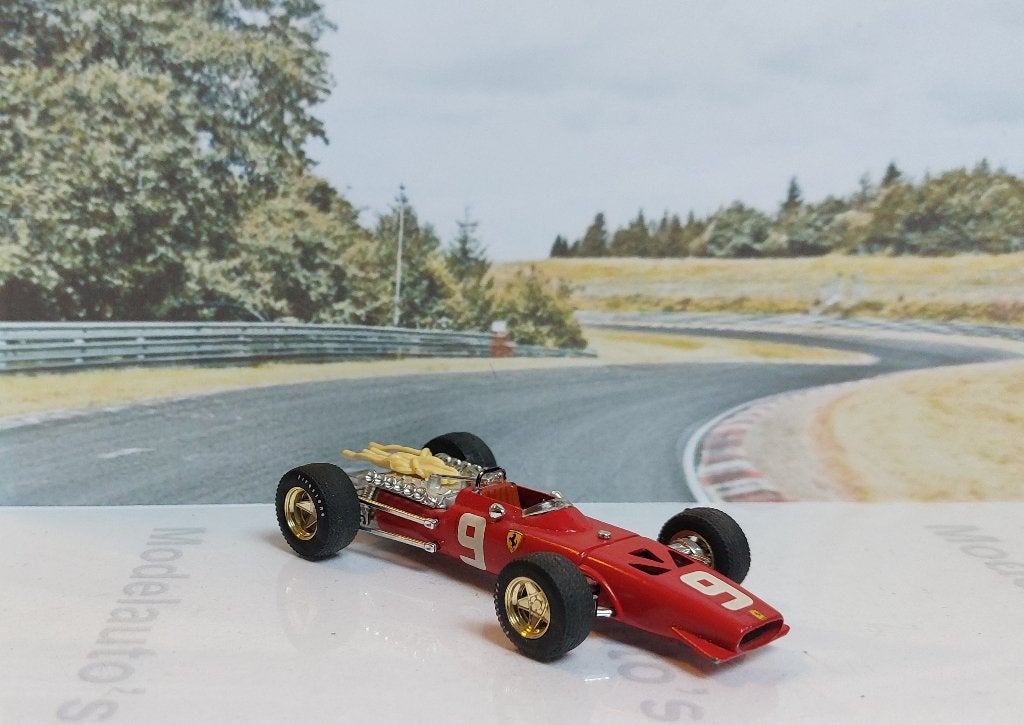 1:43 Ferrari 312 F1 #9; GP Zandvoort 1968; Brumm: R172, Ophalen of Verzenden, Gebruikt, Auto, Overige merken