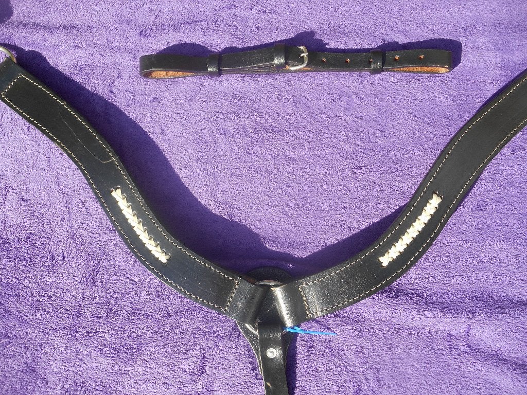 Western borsttuig incl. witherstrap, Dieren en Toebehoren, Verstelbaar, Ophalen of Verzenden, Cob, Borsttuig