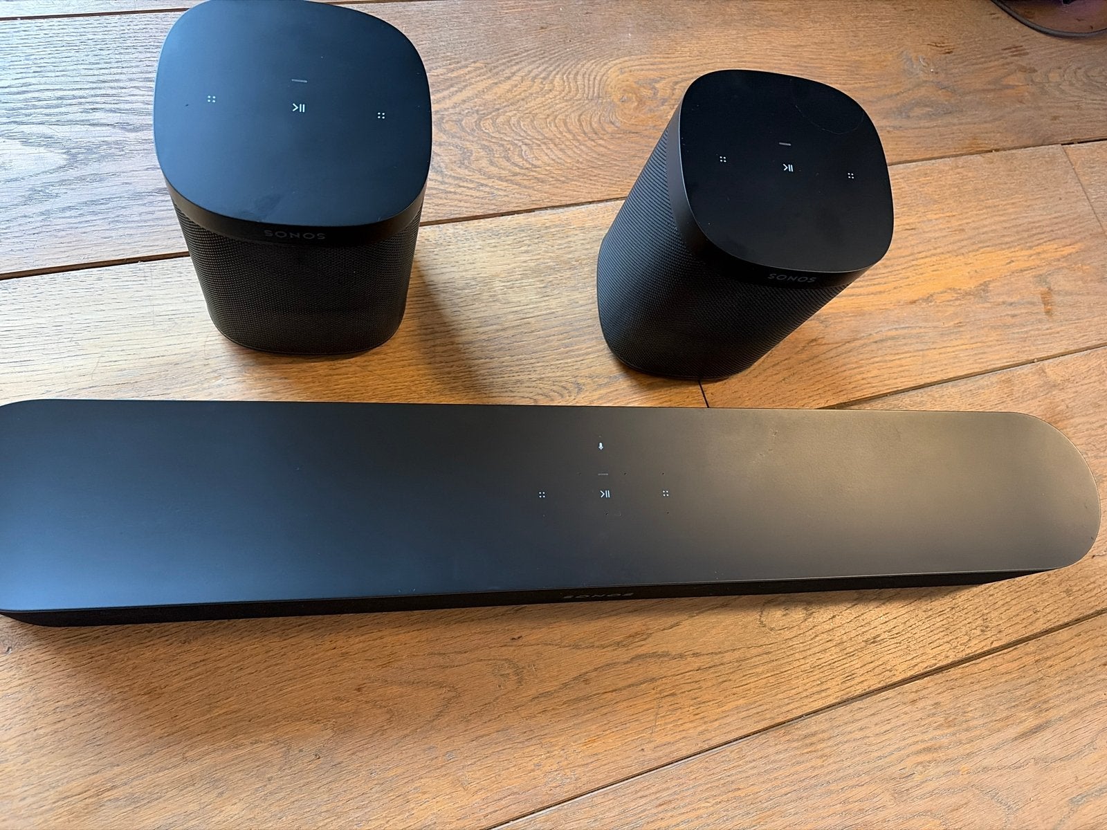 Sonos One SL(gen1) en Sonos Beam (gen1) set, Ophalen, WiFi, Speakerset, Zo goed als nieuw