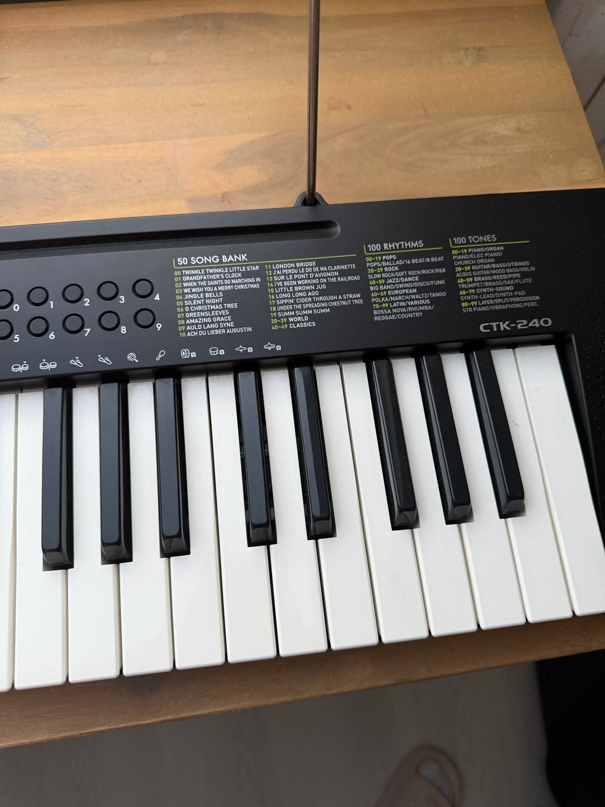 Casio CTK-240 Keyboard, Muziek en Instrumenten, Ophalen, Gebruikt, 49 toetsen, Casio
