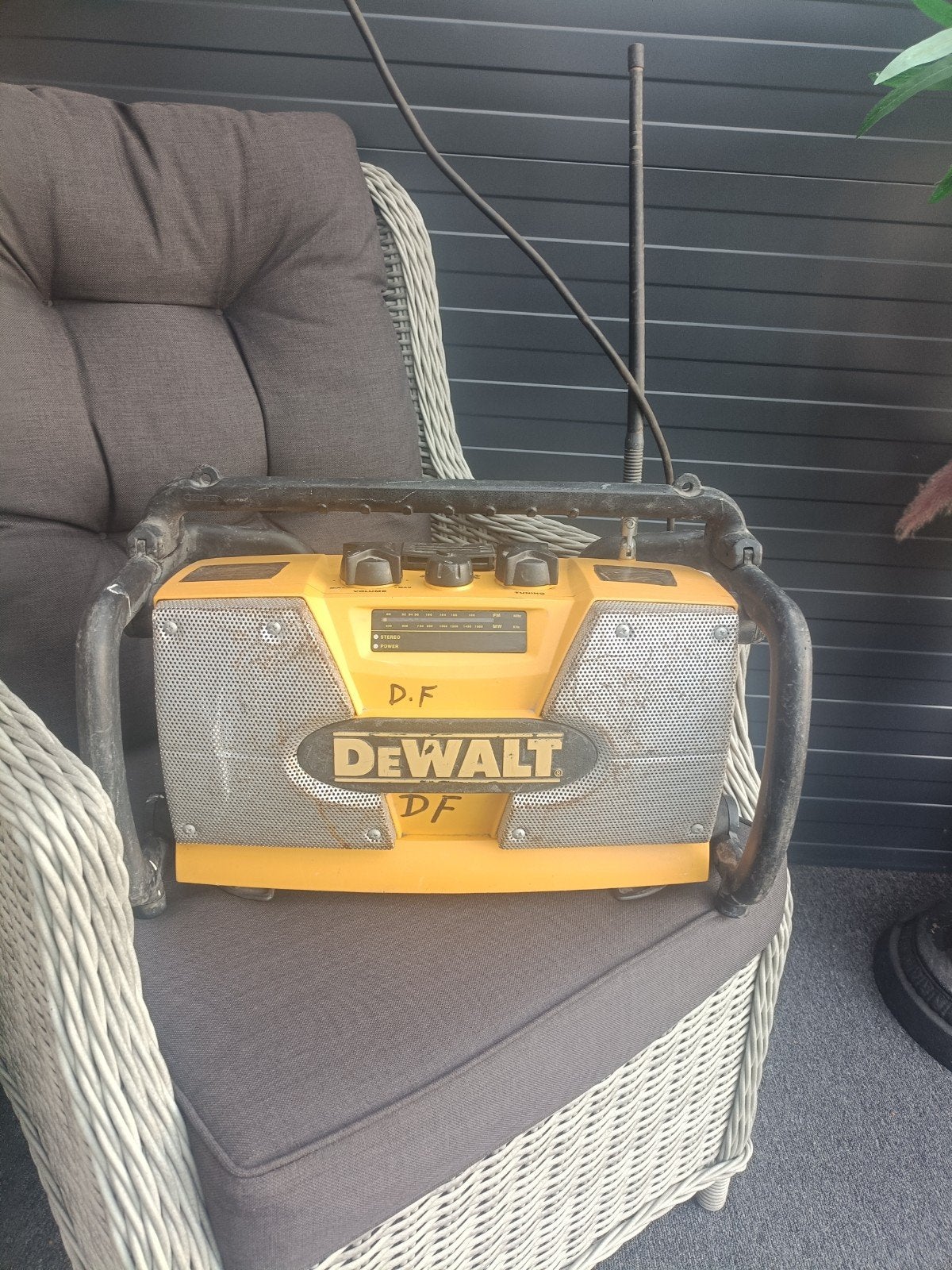 DeWalt Bouwradio - Werkt nog goed, Audio, Tv en Foto, Radio's, Ophalen, Gebruikt, Bouwradio