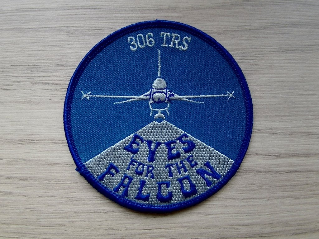 Patch 306 Tactical Recon Squadron 'Eyes for the Falcon', Verzenden, Luchtmacht, Nederland, Embleem of Badge