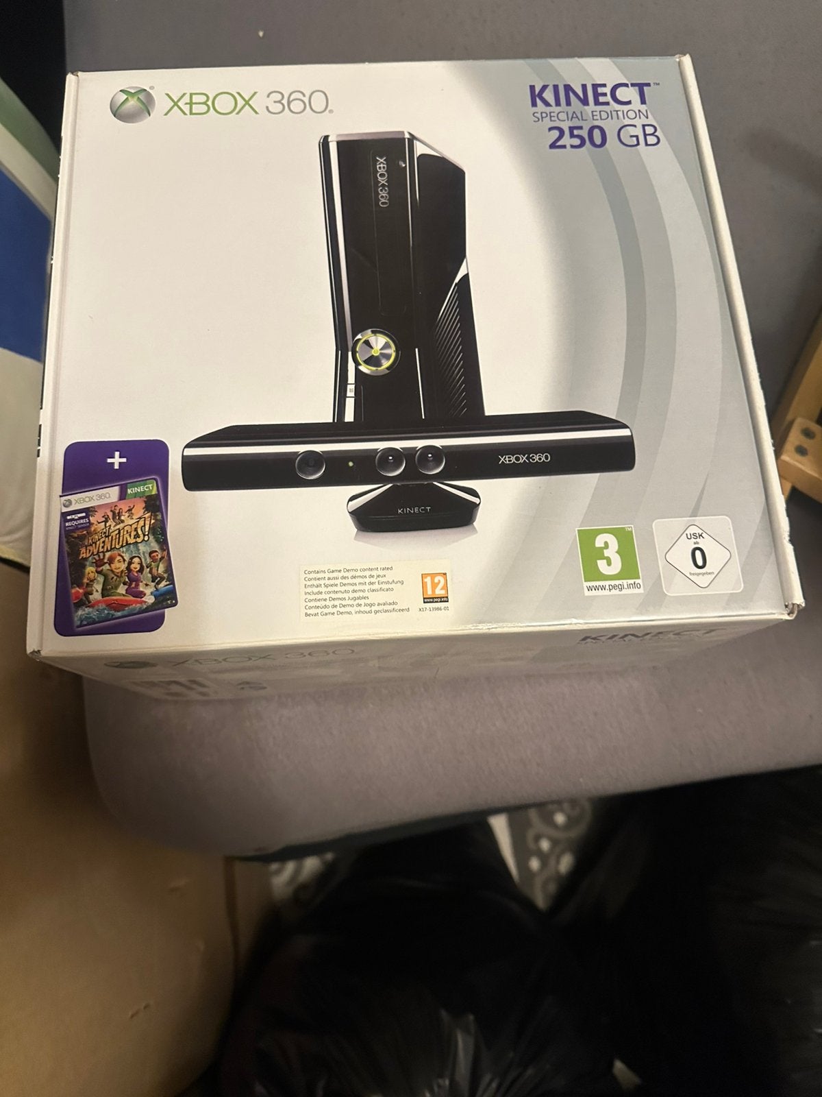 Te koop xbox 360 250 gb, Spelcomputers en Games, Ophalen, Met kinect, Zo goed als nieuw, Met 1 controller