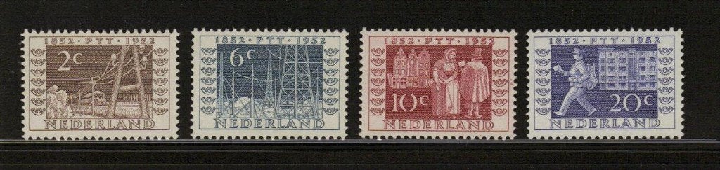 Sch no 592-95  postfris, Ophalen of Verzenden, Postfris