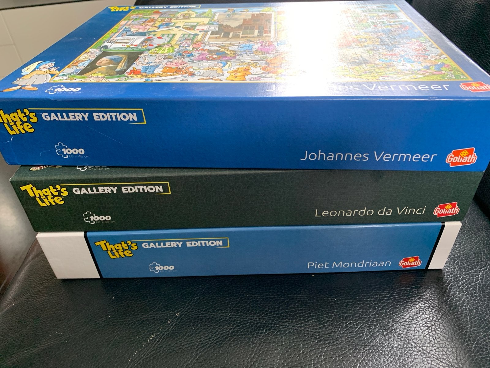 3x That's Life Gallery Edition Puzzels (1000 stukjes), Ophalen of Verzenden, 500 t/m 1500 stukjes, Zo goed als nieuw, Legpuzzel