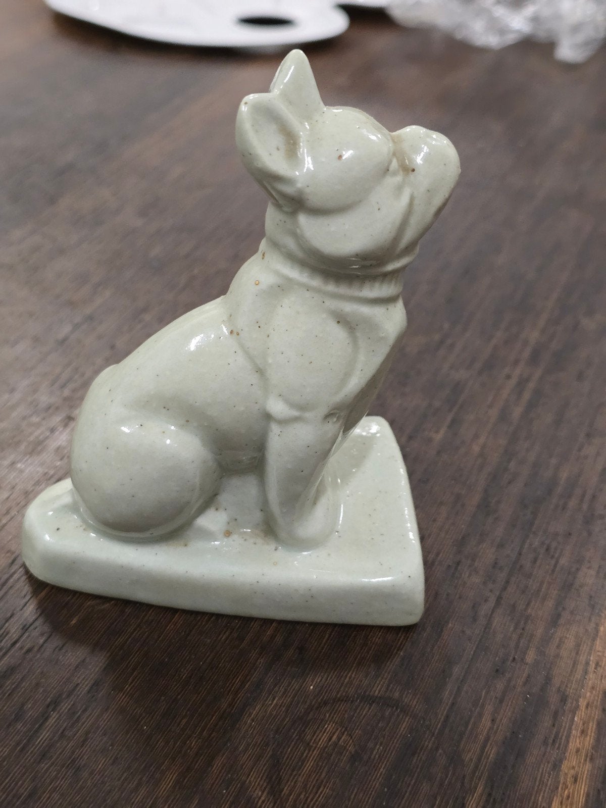 art deco beeldje (bulldog), Antiek en Kunst, Ophalen of Verzenden