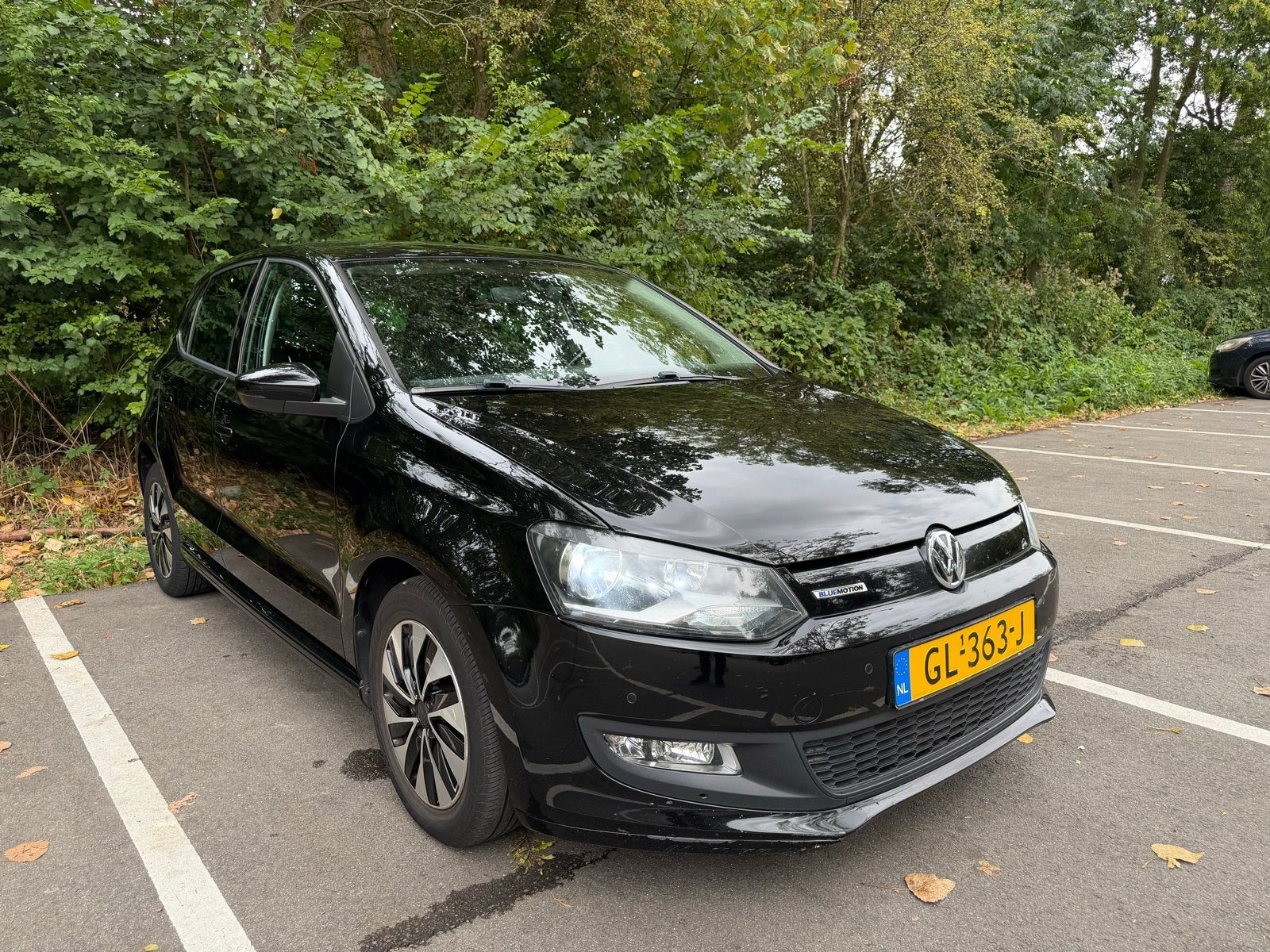 Volkswagen Polo 1.4 TDI 55KW BMT 2015 Zwart, Auto's, Voorwielaandrijving, Stof, 580 kg, Zwart