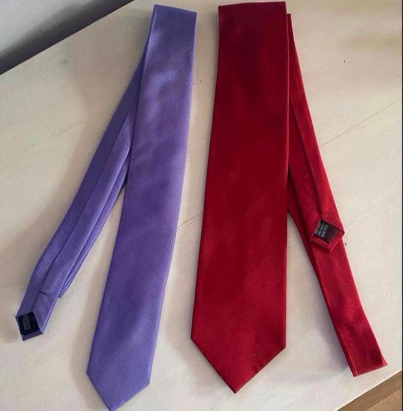 2 zijden stropdassen.., Kleding | Heren, Stropdassen, B, Ophalen of Verzenden, A, C
