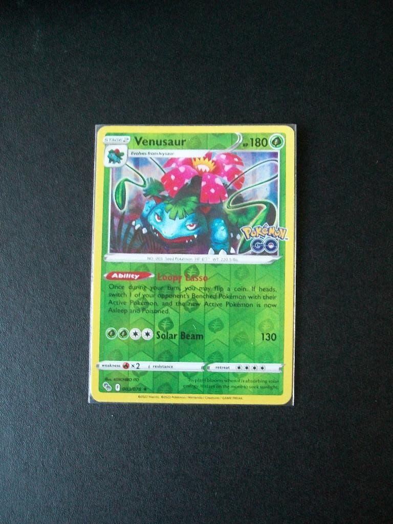 1879 Nieuwe Pokemon GO kaart holofoil VENUSAUR HP180 003/078, Verzenden, Nieuw, Losse kaart, Foil