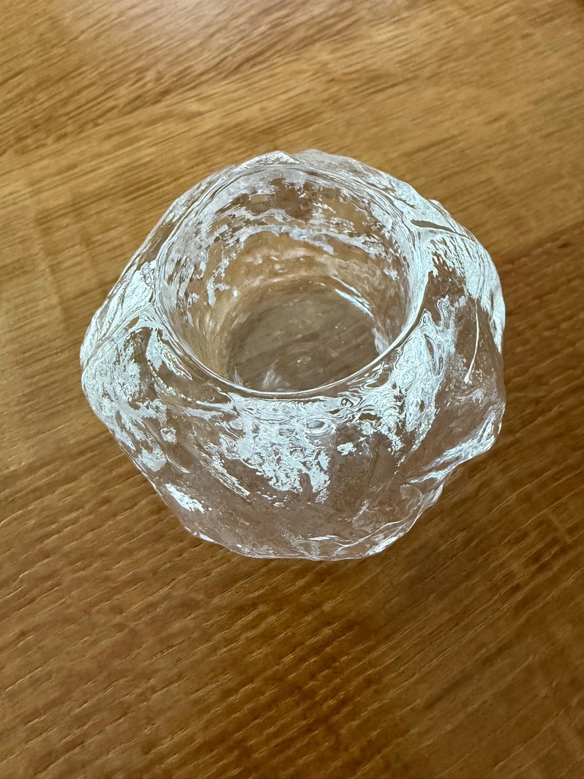 Vintage Kosta Boda Snowball Theelicht - Ann Warff 1973, Ophalen of Verzenden