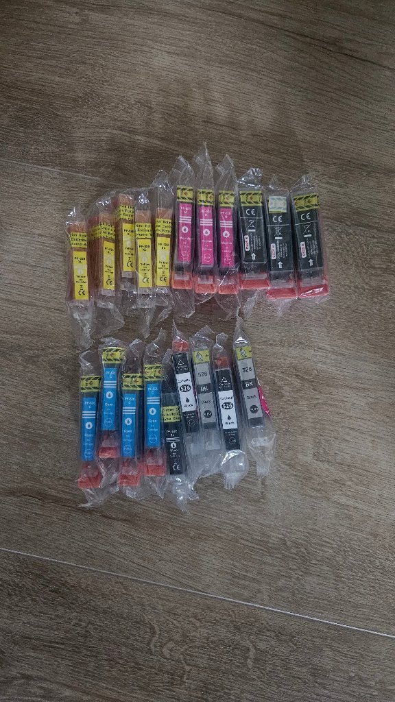 Partij inktcartridges voor Canon (PF-525 / PF-526 XL), Ophalen of Verzenden, Nieuw, Cartridge, Canon (compatibel)