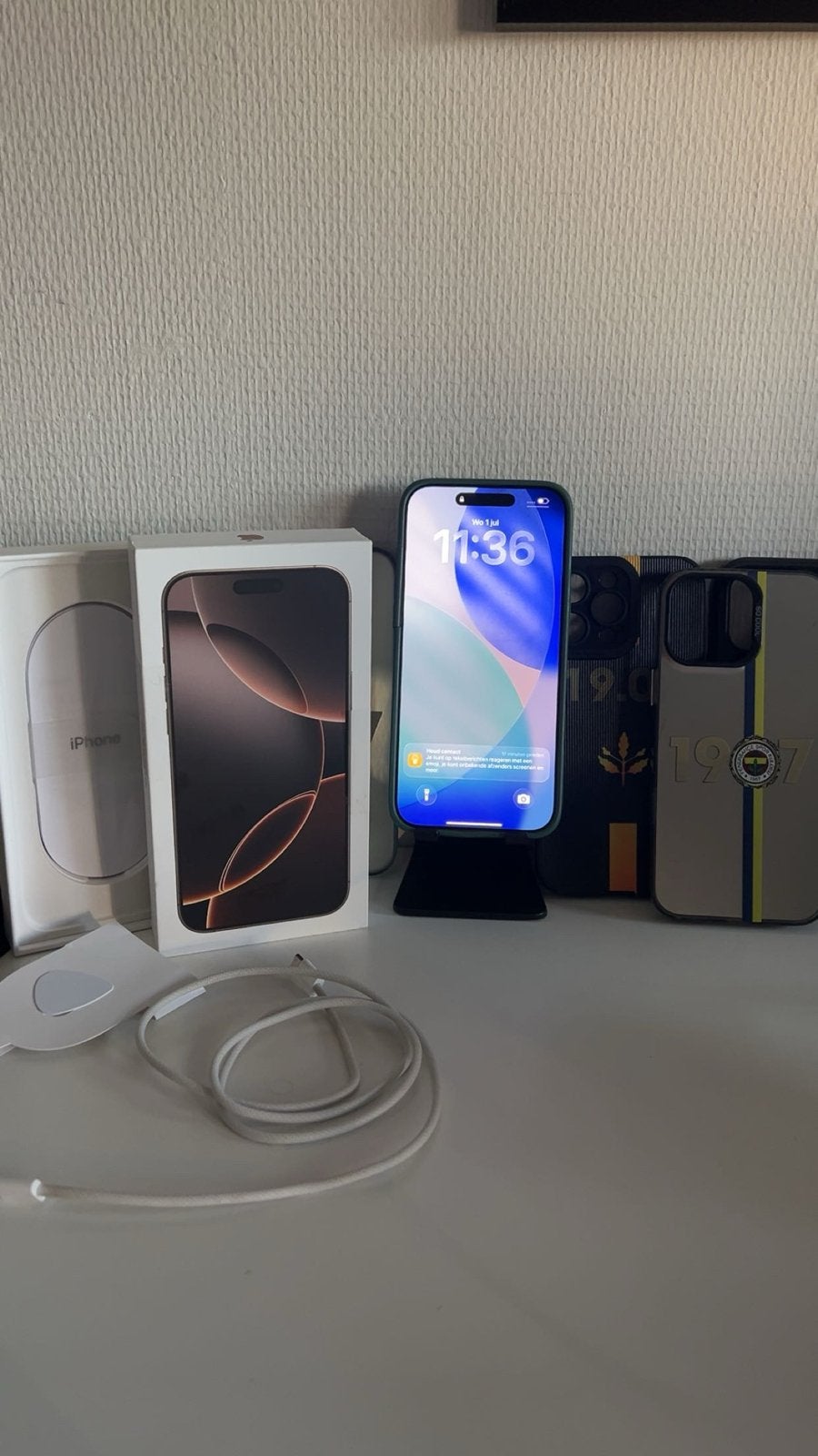iPhone 16 Pro Max 256GB - Alles origineel, Telecommunicatie, Mobiele telefoons | Apple iPhone, 256 GB, Itechfriesland@gmail.com