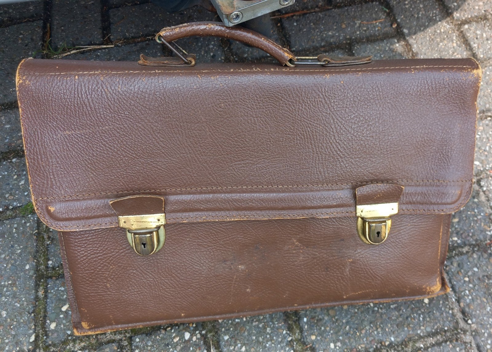 oude schooltas, Gebruikt, Ophalen of Verzenden, Minder dan 5 m², Dakpannen