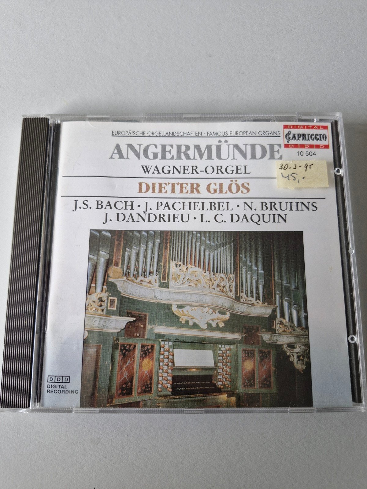 Dieter Glös - Wagner-Orgel Angermünde CD, Ophalen of Verzenden