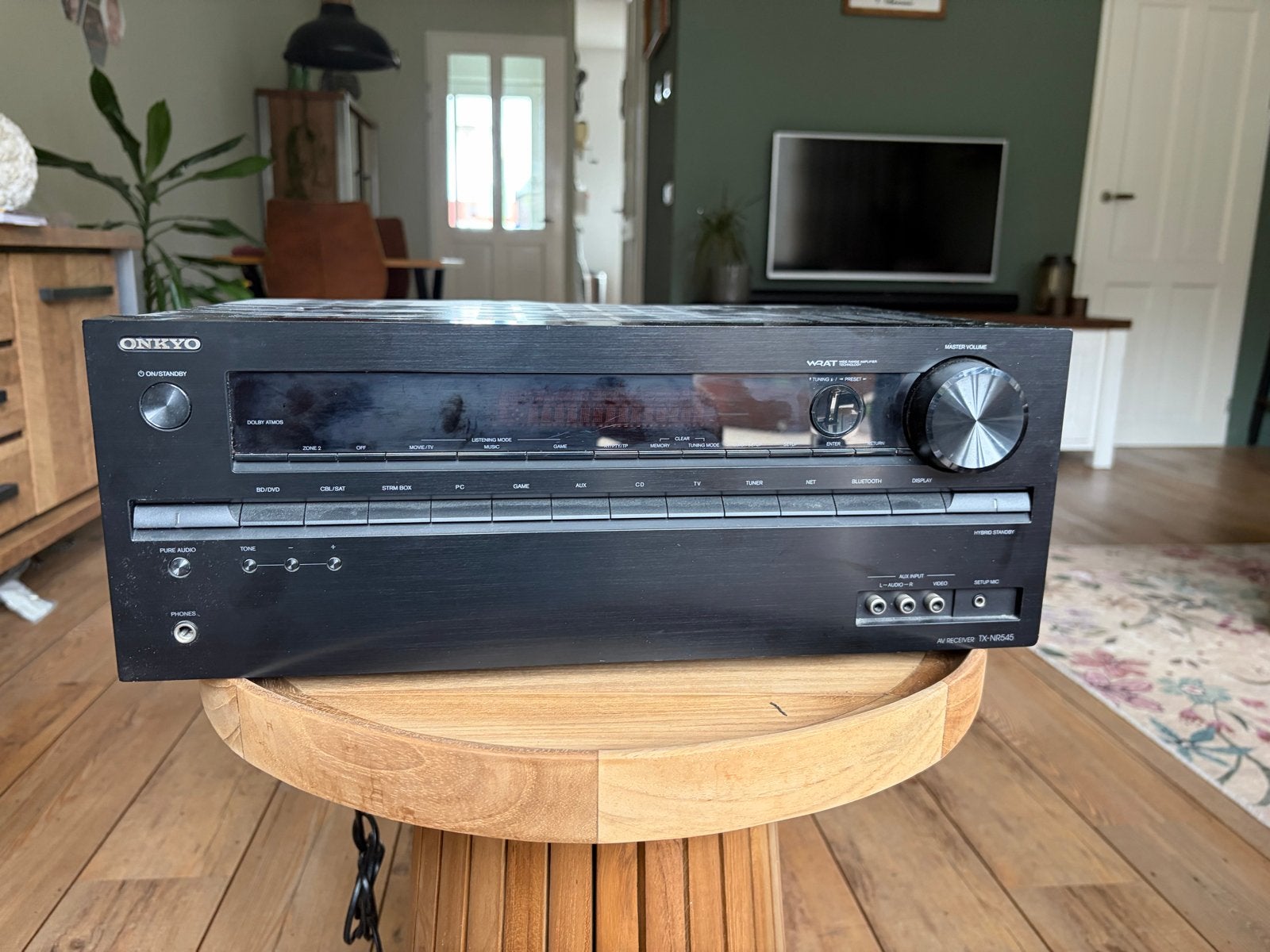 Onkyo TX-NR545 AV Receiver met 5.1 luidsprekersysteem, Ophalen, Gebruikt, 70 watt of meer, 5.1-systeem