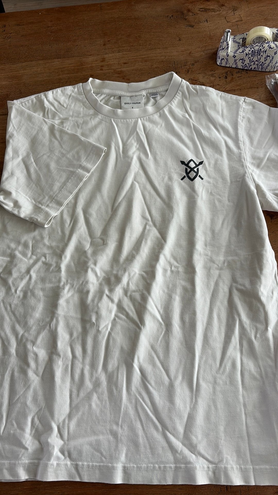 Daily Paper T-shirt wit - Maat S, Ophalen of Verzenden, Gedragen, Maat 46 (S) of kleiner, Wit